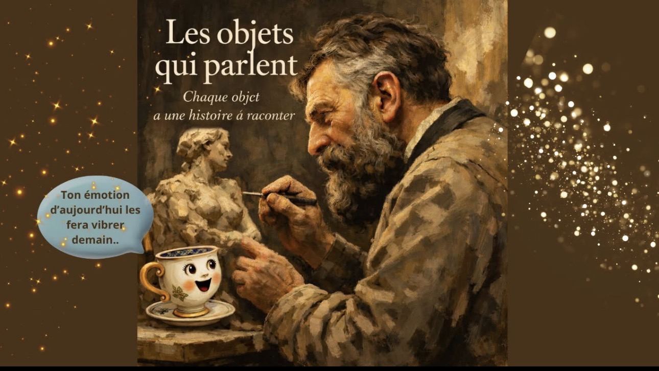 Les objets qui parlent — chaque objet a une histoire à raconter