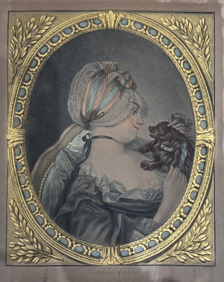 Estampe Provoking Fidelity de Louis-Marin Bonnet d'après Marc-Antoine Parelle, 1775